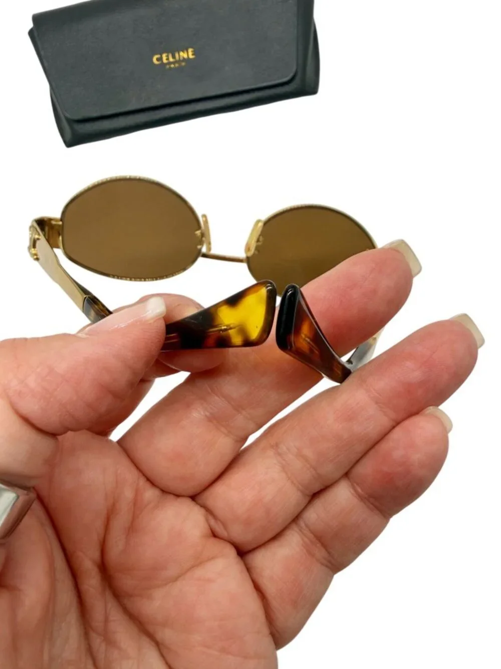 Celine Triomphe Metal CL40235U Sunglasses - Picture 6 of 9